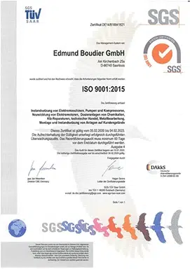 Boudier-Elektro-und-Maschienenbau-Zertifikat